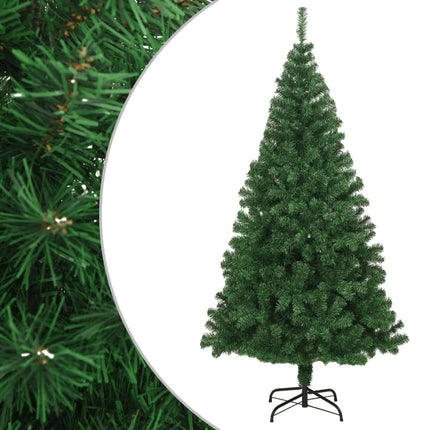 Plastgran med tjocka grenar grön 240 cm PVC