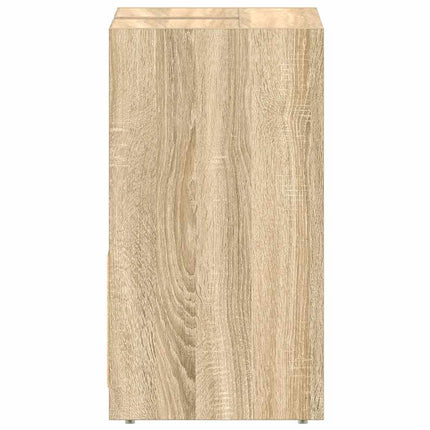 Badrumsskåp sonoma-ek 60x33x61 cm konstruerat trä