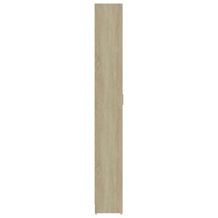 Hallgarderob sonoma-ek 55x25x189 cm konstruerat trä