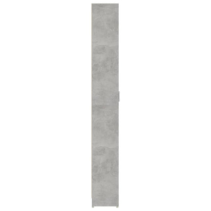 Hallgarderob betonggrå 55x25x189 cm konstruerat trä