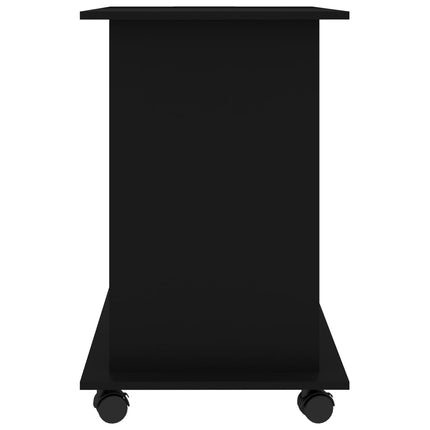 Datorbord svart 80x50x75 cm konstruerat trä