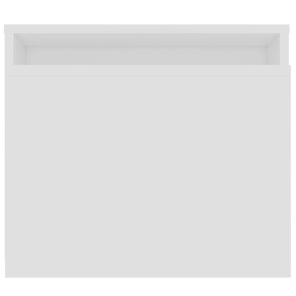 Soffbord set vit 100x48x40 cm konstruerat trä