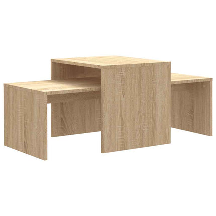 Soffbord sonoma-ek 100x48x40 cm konstruerat trä