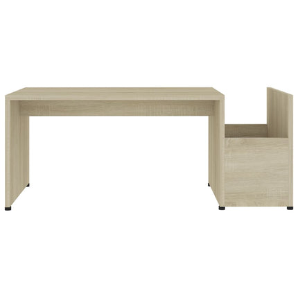 Soffbord sonoma-ek 90x45x35 cm konstruerat trä