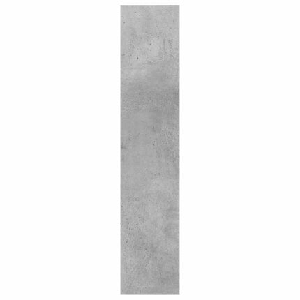 Vägghylla betonggrå 90x16x78 cm konstruerat trä