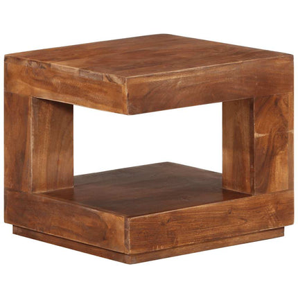 Soffbord 45x45x40 cm massivt akaciaträ