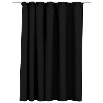 Mörkläggningsgardin med krokar antracit 290x245 cm
