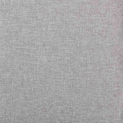 Mörkläggningsgardin med öljetter linnelook grå 290x245cm