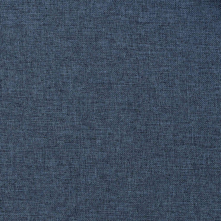 Mörkläggningsgardin med öljetter linnelook 2 st blå 140x225cm