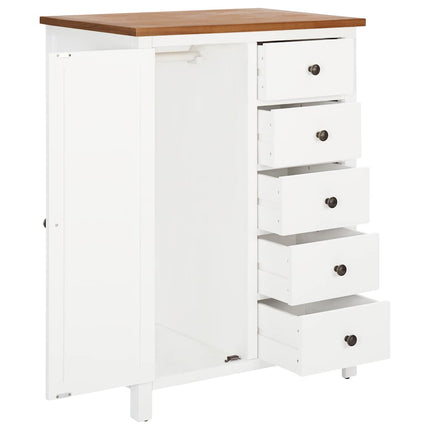 Garderob 76x52x105 cm massiv ek