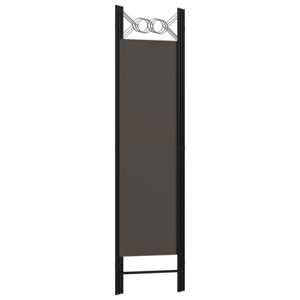 Rumsavdelare 3 paneler antracit 120x180 cm