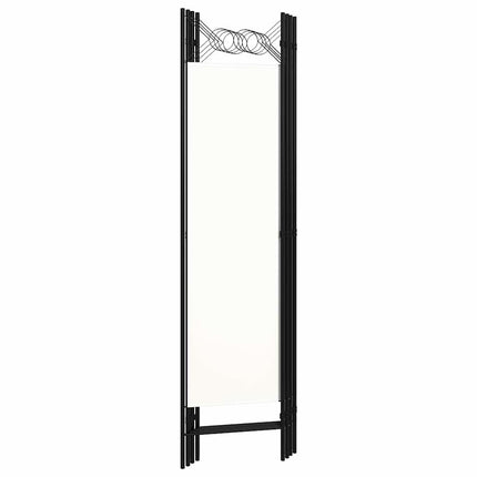 Rumsavdelare 4 paneler vit 160x180 cm