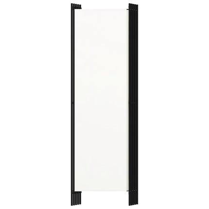 Rumsavdelare 5 paneler vit 250x180 cm