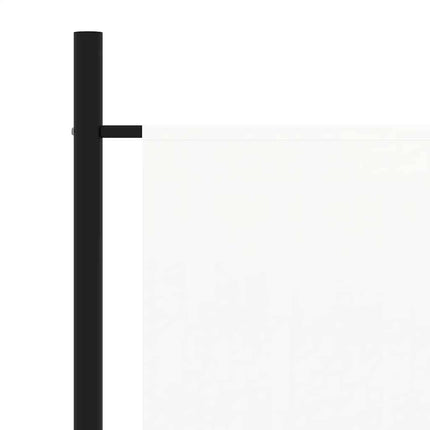 Rumsavdelare 3 paneler vit 260x180 cm tyg