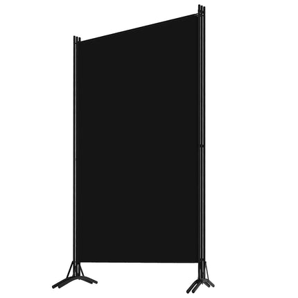 Rumsavdelare 3 paneler svart 260x180 cm