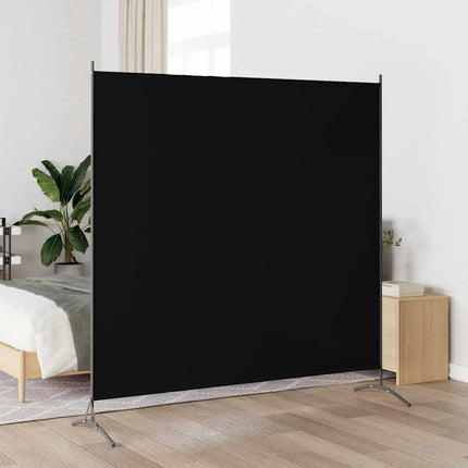 Rumsavdelare svart 175x180 cm tyg