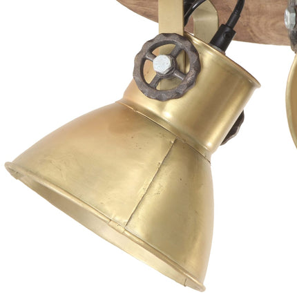 Taklampa industriell 25 W mässing 42x27cm E27