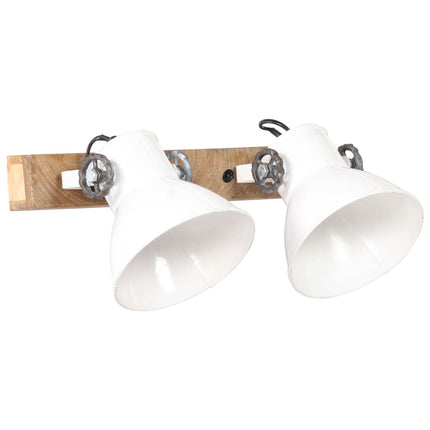 Industriell vägglampa vit 45x25 cm E27