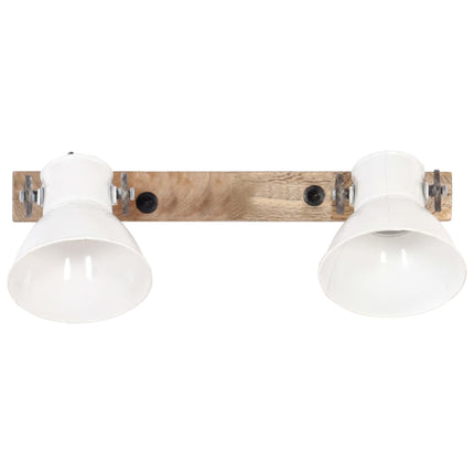 Industriell vägglampa vit 45x25 cm E27