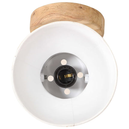 Industriell vägglampa/taklampa 2 st vit 20x25 cm E27