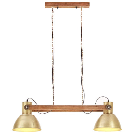 Hänglampa industriell vintage 25 W mässing 109 cm E27