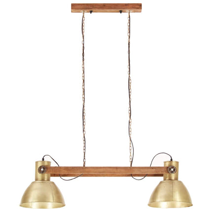 Hänglampa industriell vintage 25 W mässing 109 cm E27