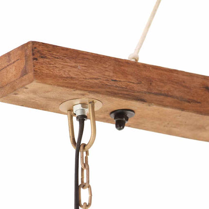Hänglampa industriell vintage 25 W mässing 109 cm E27