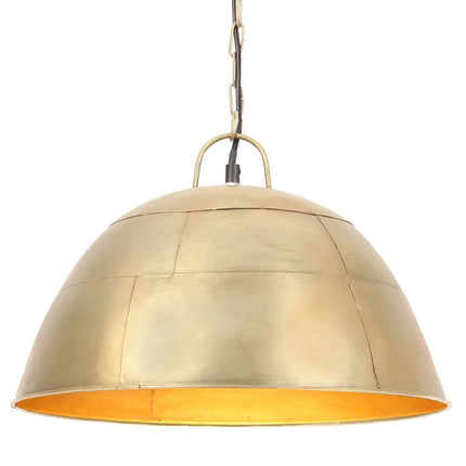 Hänglampa industriell vintage 25 W mässing rund 41 cm E27