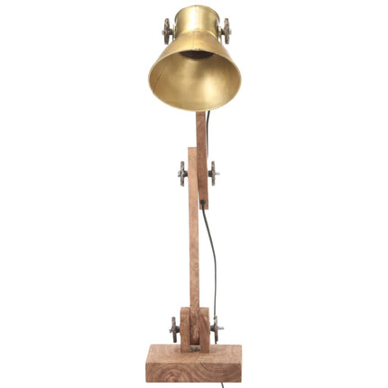 Skrivbordslampa industriell mässing rund 58x18x90 cm E27
