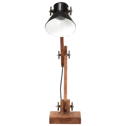 Skrivbordslampa industriell svart rund 58x18x90 cm E27