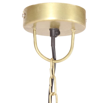 Hänglampa industriell 25 W mässing rund 32 cm E27