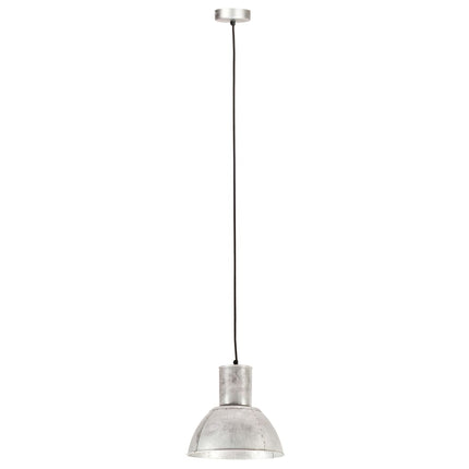 Hänglampa 25 W silver rund 28,5 cm E27