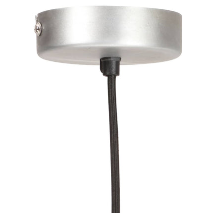 Hänglampa 25 W silver rund 28,5 cm E27