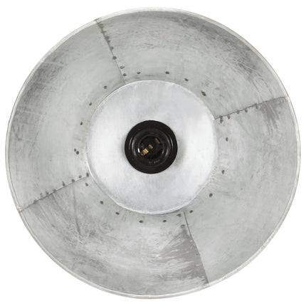 Hänglampa 25 W silver rund 28,5 cm E27