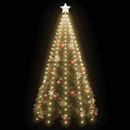 Ljusnät för julgran 250 LED 250 cm