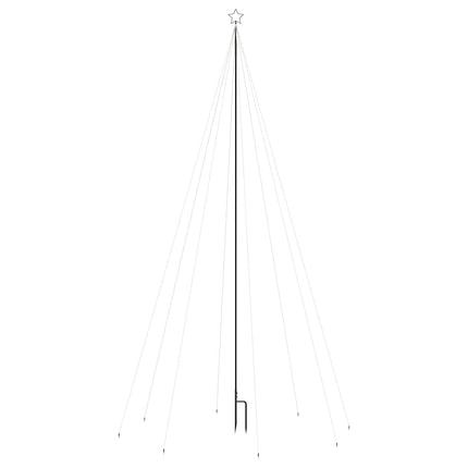 Julgran LED inomhus/utomhus 400 lysdioder 2,5 m