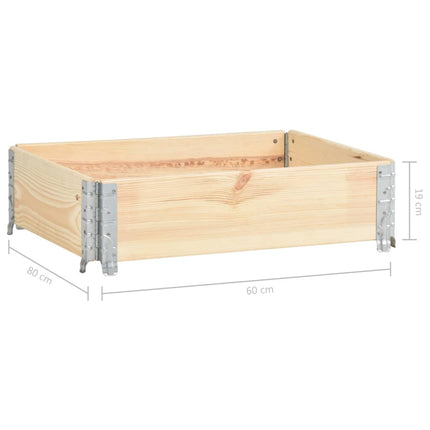 Upphöjd odlingsbädd 60x80 cm massiv furu