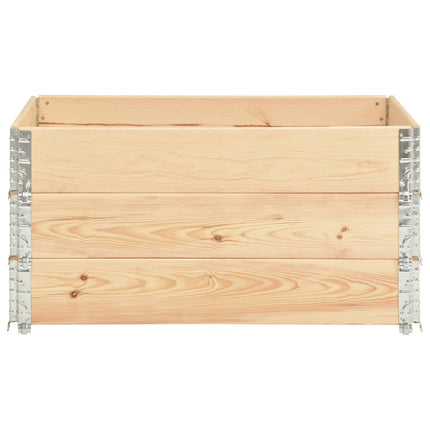 Upphöjd odlingsbädd 3 st 80x120 cm massiv furu