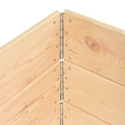 Upphöjd odlingsbädd 3 st 80x120 cm massiv furu