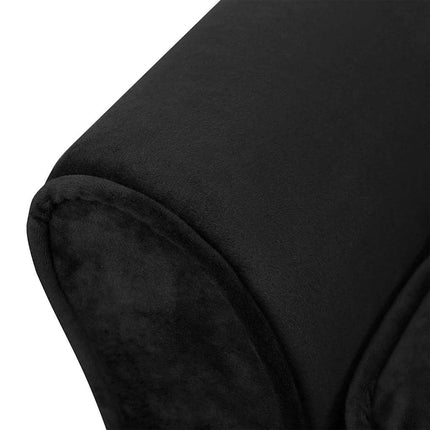 Hundsoffa svart 57x34x36 cm plysch