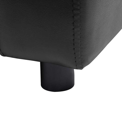 Hundsoffa svart 80x50x40 cm konstläder