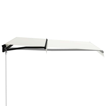 Markis manuellt infällbar 300x250 cm gräddvit