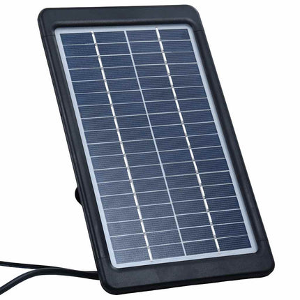 Markis manuellt infällbar med LED 300x250 cm blå och vit