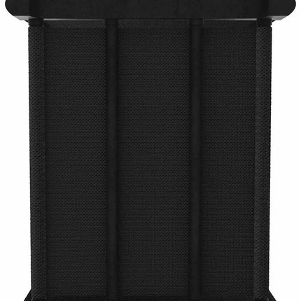 Hylla med 15 kuber svart 103x30x175,5 cm tyg