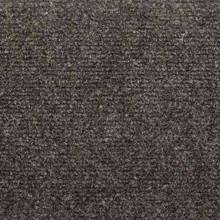 Trappmattor självhäftande 15 st 56x17x3 cm antracit halvrunda