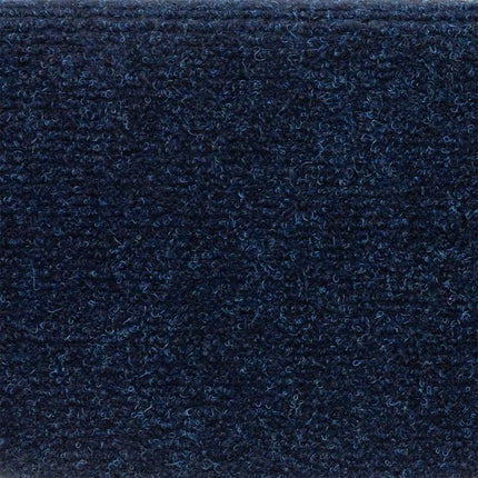 Trappmattor självhäftande 15 st 56x17x3 cm marinblå halvrunda