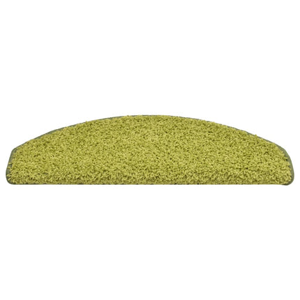 Trappmattor 15 st 65x21x4 cm gröna halvrunda stora