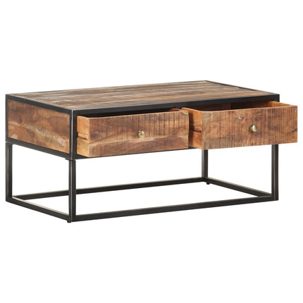 Soffbord 90x50x40 cm grovt akaciaträ