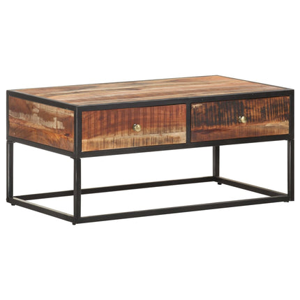 Soffbord 90x50x40 cm grovt akaciaträ