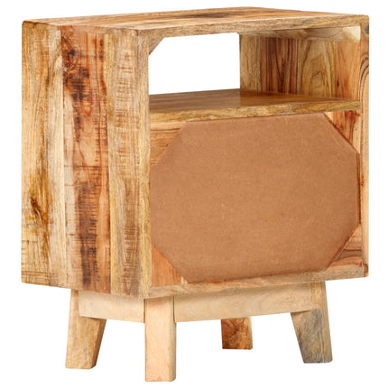Sängbord 40x30x50 cm grovt mangoträ